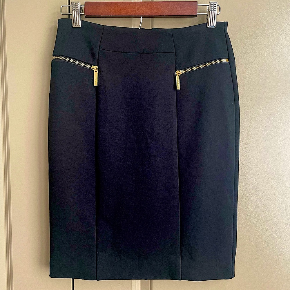 Michael Kors black casual skirt